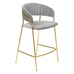 Chaises de salle à manger en métal de qualité supérieure Chaises de cuisine de café de restaurant au design moderne fabriquées en Turquie