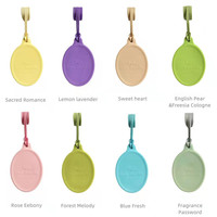 Diffuseur de parfum pour voiture personnalisé, carte en plastique suspendue, senteurs naturelles de musc, oud, rose, arôme, diffuseur d'air EVA