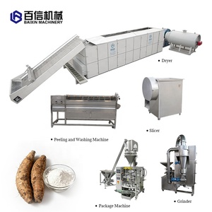 Ligne de production de farine de manioc de qualité supérieure, machine de mouture de farine pour taro et manioc, processeur de farine de manioc - Product Image 6