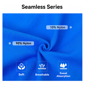 <span class=keywords><strong>Pantaloncini</strong></span> Yoga Donna a Vita Alta Effetto Push-Up Senza Cuciture, Pantaloni Fitness Modellanti in Nylon Spandex <span class=keywords><strong>Aderenti</strong></span> per Sport e Yoga - Product Image 3