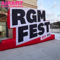 Mur de lettres gonflables pour la publicité extérieure et la décoration