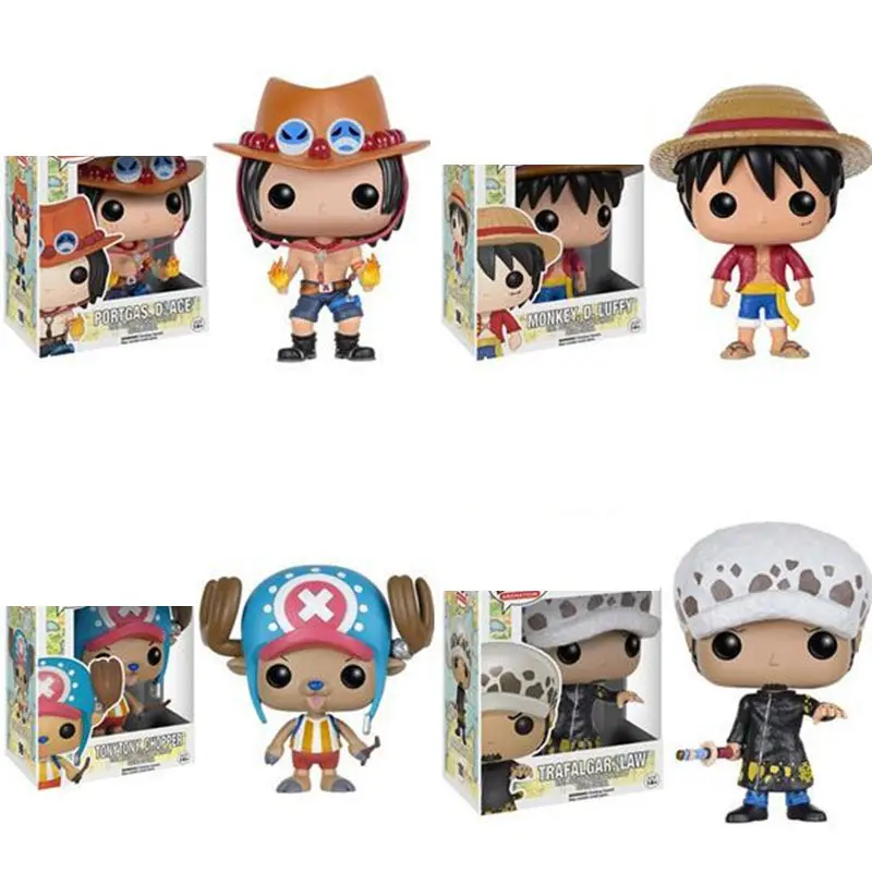 Een Stuk Pops Figuur Zoro Luffy Verzamelbaar Model Speelgoed Anime Actiefiguur