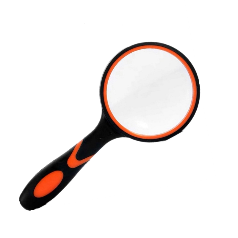 Ручная лупа для чтения 3X 45X объектив с 3 светодиодными лампами увеличительное стекло