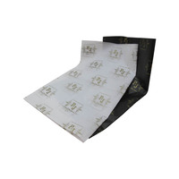 Emballage en papier d'emballage SilkTissue personnalisé avec impression personnalisée Logo blanc noir pour chaussure vêtements fleur cadeau Shopping