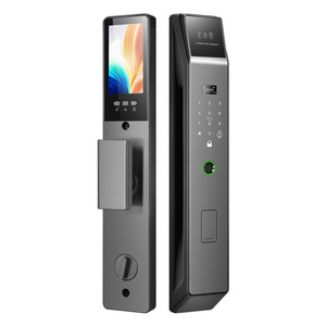 ฮงชิ Z56 สมาร์ทล็อคประตู ระบบจดจำใบหน้า ไวไฟ ลายนิ้วมือ รหัสผ่าน สำหรับใช้ในบ้าน - Product Image 1