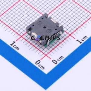 TPLS-007JLFS Tactile Switch SMD Switch Single Pole Single Throw Round Button 7N Vertical Mount - Product Image 2