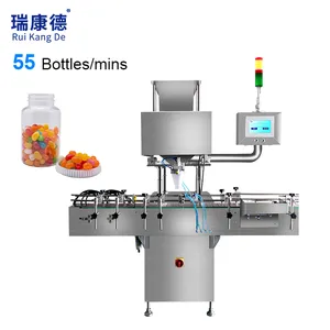 Electronic 8 Lane Vibration Auto Softgel Capsule Counter Automatic Pill Tablet Counting Machine For Bottling