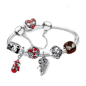 Miumiu bijoux de mode <span class=keywords><strong>pas</strong></span> <span class=keywords><strong>cher</strong></span> bracelets porte-bonheur spiderman mode nouveau bracelet à breloques bande - Product Image 2
