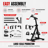 BNcompany SXZ-003 Vélo d'exercice portable à pédales pour usage domestique, équipement d'entraînement pour personnes âgées, rééducation, élastique