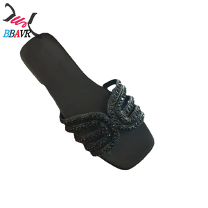 Sandalias de Moda 2026 con Estampado de Leopardo para Mujer, Punta Abierta, Planas, Casuales, de Playa, Antideslizantes, con Plantilla de PVC, para Exteriores, de Tela Elástica - Product Image 5