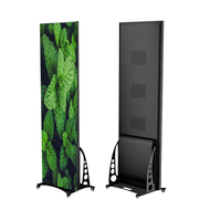 Afficheur LED portable réglable en hauteur pour intérieur, avec contrôle WIFI et USB, écran LED portable 1920x640mm