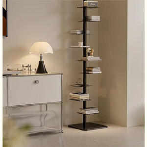 Estantería Metálica de Diseño <span class=keywords><strong>Vintage</strong></span> para el Hogar, Estantería Metálica de Múltiples Niveles para Libros - Product Image 4