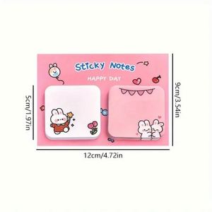 Cute Cartoon High Quality Self-Adhesive <b>Memo</b> <b>Pads</b> Creative Students' Back-to-School Office Supplies-Sticky Notes Set - Product Image 2