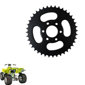 LINGQI RACING 全尺寸 37T 40T 41T 428 链条 摩托车链条链轮 后链轮 适用于 110cc 125cc 140cc 越野摩托车 - Product Image 1