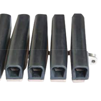 Support chaînes de préhension en plastique, pour Service personnalisé OEM ODM, en plastique, profil convexe Vertical, façonnage latérale