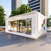 Mini-maison capsule mobile moderne de luxe en alliage d'aluminium respirant pour bureau extérieur ou studio