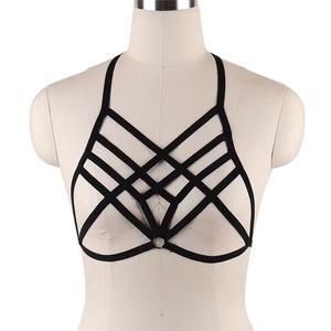 Vente chaude Sexy Corps Poitrine Harnais Femmes En Cuir Sangle De Poitrine Gothique Jarretière Réglable Corps Érotique Lingerie <span class=keywords><strong>BDSM</strong></span> <span class=keywords><strong>Bandage</strong></span> - Product Image 2