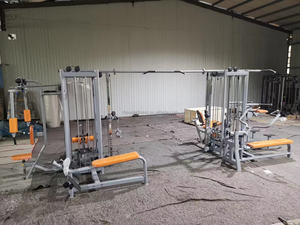 Station de musculation multi-usages commerciale à 4 stations, équipement de fitness, jungle à quatre stations avec traction latérale/rangée/câble - Product Image 6
