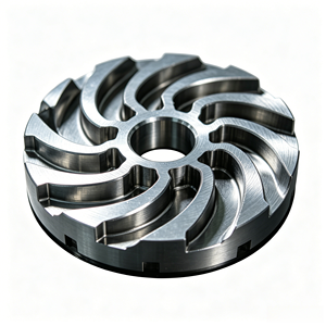 Custom 5 Axis CNC for Machining Bronze Turbo Vane <b>Wheel</b> Flange Part Industrial Fluid Machinery Spare Parts Guangdong - Product Image 2