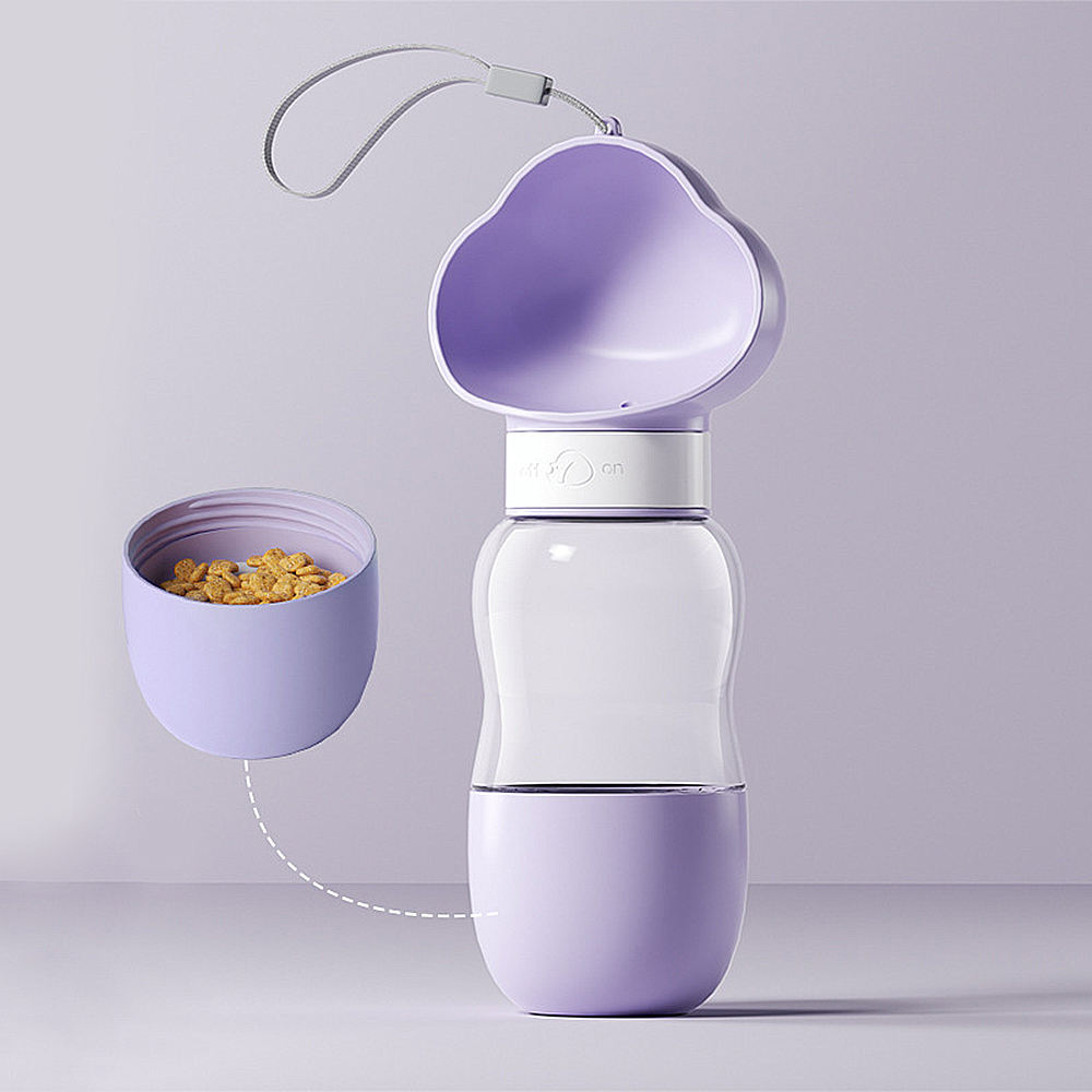 350ml purple with food storage