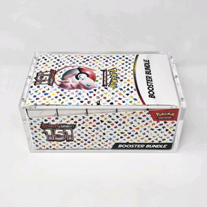 Boîte de protection et de présentation personnalisée en acrylique transparente pour 10 paquets de boosters Pokémon TCG - Product Image 1