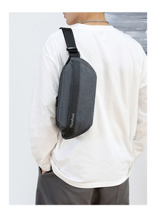 High Quality Custom Anti-Theft Waterproof Nylon Sports <b>Chest</b> Sling Bag Daily Life Messenger Bag - Product Image 6