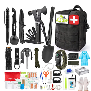Nuevo Kit de Supervivencia y Emergencia para Exteriores, 222 Piezas, Equipo de Pesca, Caza, Camping y Primeros Auxilios - Product Image 1
