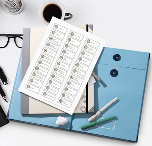 Carpeta de sobres A4 y <span class=keywords><strong>A5</strong></span> expandible con cubierta de papel personalizable para documentos de oficina escolar - Product Image 4