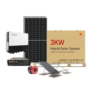 1kw 3kw 5kw 10kw 15kw 20kw 30kw Off-grid Photovoltaic complete set solar energy off grid home power systems