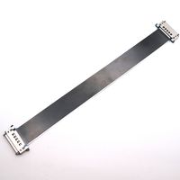 Werkseitig mit zwei Anschlüssen und Haken Goldplattierung41/51-polig 0,5mm FFC/FPC-LVDS-Flach kabel für Bildschirm OEM ODM Accept 41/51 Pin