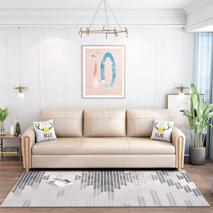 Sofá Cama Plegable Moderno Multifuncional de Doble Uso Convertible Extensible con Almacenamiento Desmontable Lavable para Comedor Dormitorio Hotel Pequeño - Product Image 1