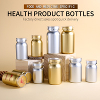 Bouteilles en plastique vides 80ml 100ml 120ml 150ml 225ml Suppléments Capsule Vitamines Bouteilles d'emballage