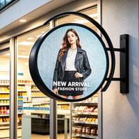 Maßgefertigte LED-Runddisplays mit Werbe-LED-Wandpaneelen und Digitalen Anzeigetafeln für Produktpräsentation im Geschäft