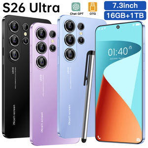 Smartphone à écran plat grand format 7,3 pouces, design fin, déverrouillage facial, grande mémoire, NOUVEAU 2026 - Product Image 1