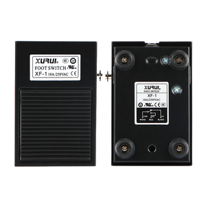 XURUI 15A 120V pour interrupteur au pied électrique avec prise Nema 5-15p en raccordement direct, protection IP54, matériau métallique industriel - Product Image 2