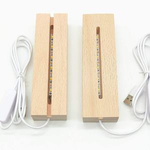 Tùy chỉnh DIY LED bảng đèn Acrylic ánh sáng ban đêm xóa được hình bầu dục bằng gỗ ánh sáng cơ sở miễn phí bằng văn bản trống tin nhắn Hội Đồng Quản trị khắc - Product Image 1
