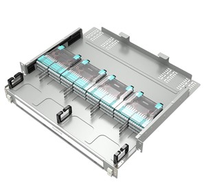 사전 종결된 SM 섬유 패치 패널 1U 192 코어 고밀도 데이터 센터 랙 마운트 ODF 이동식 트레이 디자인 - Product Image 6