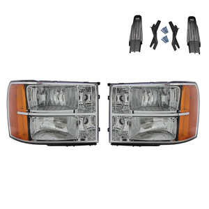 JOESHIER HP01 Mejores Precios para Faros Delanteros Laterales Halógenos Semi-Ensamblados Originales Estándar de EE. UU. para Sierra 2007-2013, Electrochapados en Amarillo - Product Image 2
