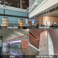 Diffuseur de jet de balle réglable en ABS durable, blanc, mural, pour bâtiments commerciaux extérieurs, stades, aéroports, entrepôts
