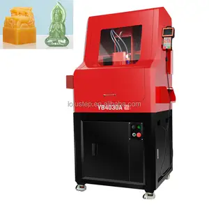 Lotustep YB4030A çok fonksiyonlu 3 eksenli dışbükey Concava Cameo 4 eksen 3D CNC oyma makinesi