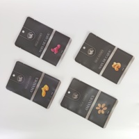 Benutzer definierter Druck Drei-Seiten-Siegel Kaffee Matte Sachet Mylar Taschen Kleine Heiß siegel bare leere Teebeutel