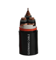 Cable de Media Tensión N2XSH 18/30 (36)kV, Cables de 3 Hilos Simples/Triplex de Cobre y Aluminio, Aislamiento XLPE/LSZH, Cable NA2XSH
