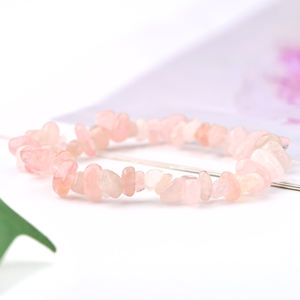 2019 nuove Donne <span class=keywords><strong>di</strong></span> Modo Braccialetti <span class=keywords><strong>Rosa</strong></span> Naturale Cristallo <span class=keywords><strong>Di</strong></span> <span class=keywords><strong>Quarzo</strong></span> Chip Perline <span class=keywords><strong>di</strong></span> Pietra del <span class=keywords><strong>Quarzo</strong></span> Gioielli Bracciali - Product Image 3