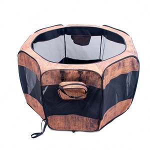 Hot Sale 8 Panel Foldable Pet Playpen 600D Fabric Soft Sided Dog <b>Cat</b> Playpen Indoor Outdoor Breathable Playpen - Product Image 1