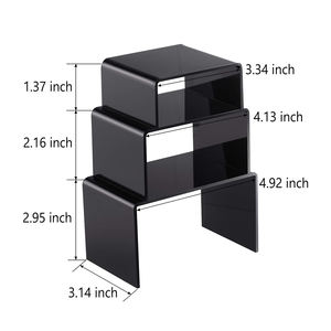 حامل عرض أكريليك مخصص قابل للثني بالحرارة وستاند عرض المنتجات، مناسب لتماثيل الأكشن والكب كيك والمجوهرات - Product Image 3