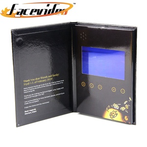 Tarjeta de Felicitación con Pantalla LCD IPS de 7 Pulgadas, Caja de Regalo Musical de Papel Resistente, Personalizada con Arte, para Publicidad, Vídeo o Folleto - Product Image 2