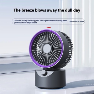 Smart 100 velocità ricaricabile 2000mah Mini ventilatore da tavolo raffreddamento ad aria piccolo oscillante da tavolo da tavolo ventilatore da tavolo - Product Image 5