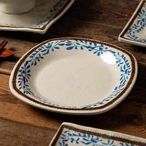Plato de porcelana de imitación de melamina para olla caliente, vajilla de <span class=keywords><strong>autoservicio</strong></span>, juegos de vajilla china de Hotel de arroz comercial - Product Image 4
