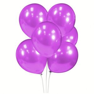 Ballons de fête en latex de qualité supérieure, de différentes couleurs métalliques et tailles, avec variété de modèles - Product Image 2