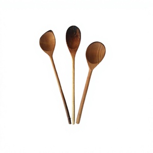 Juego de Cubiertos de diseño extremadamente bueno en cuchara de madera Juego de cucharas de cubiertos para servir alimentos y comer - Product Image 1